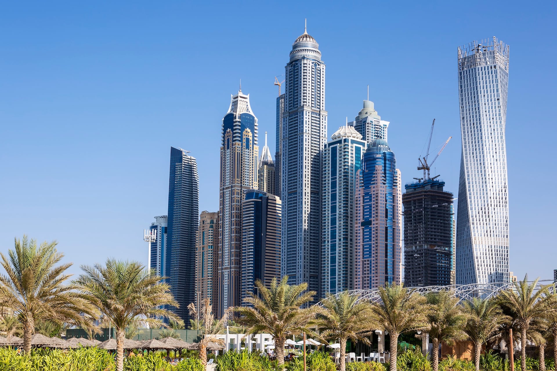 Dubai felhőkarcolók